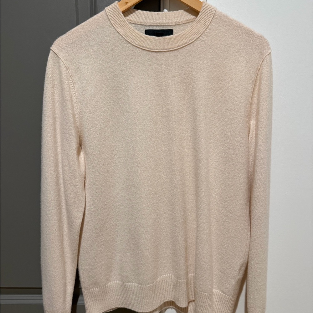 Banana Republic Men's Cream 100% Cashmere Sweater
